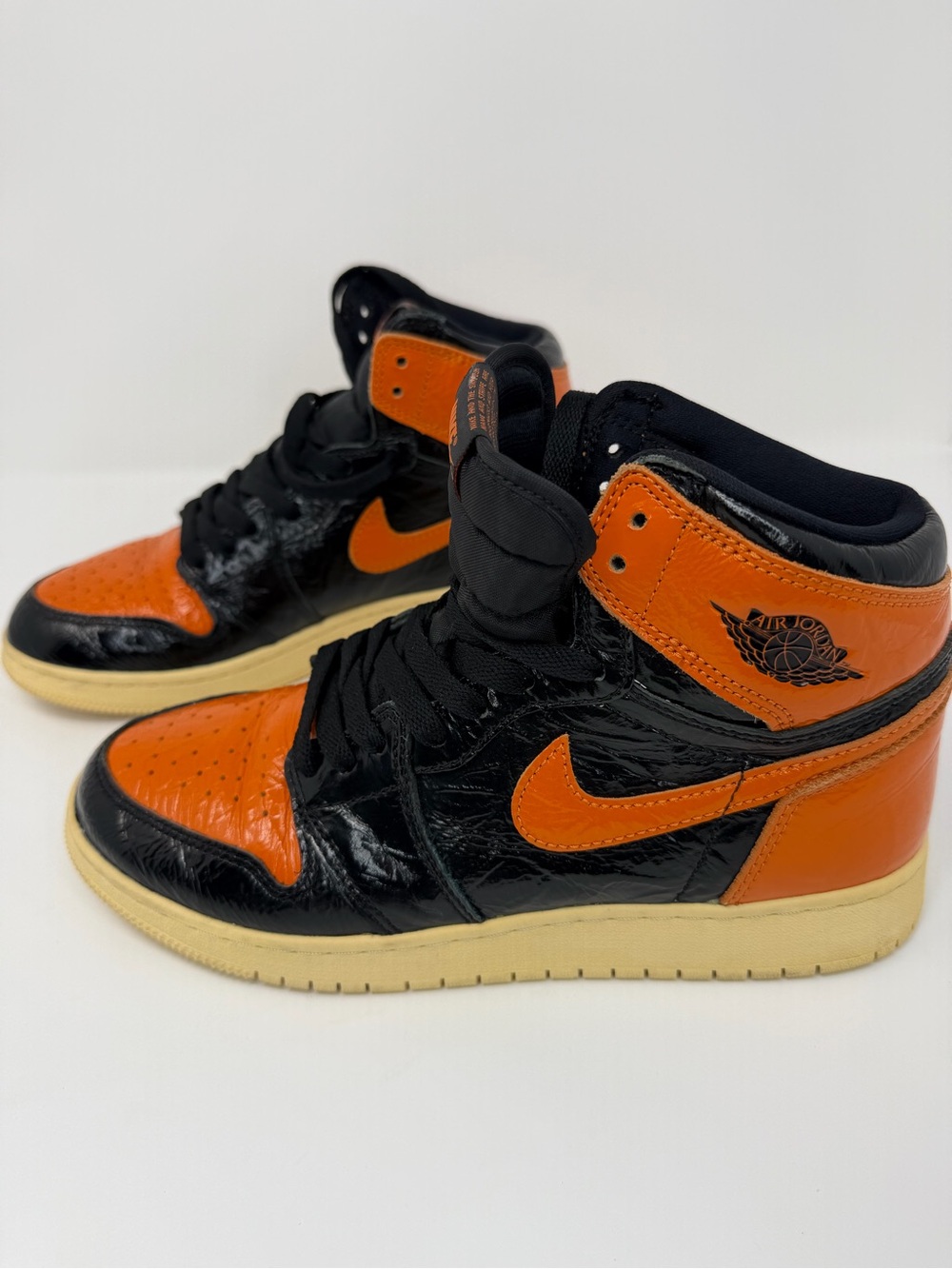 Nike Air Jordan 1 High Top Black & Orange